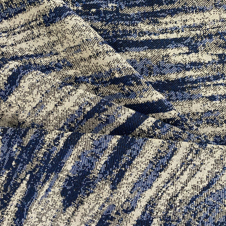 Arctic Wash Tapestry Jacquard - Navy / Cornflower / White