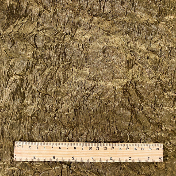 Bonded Crushed Metallic Organza - Goldenrod