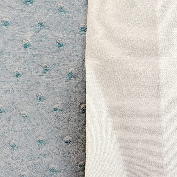 Faux Ostrich Leather - Powder Blue