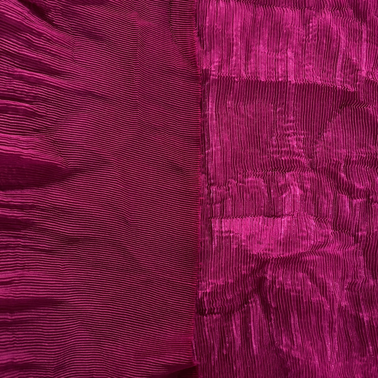 Plisse Shot Organza - Pink