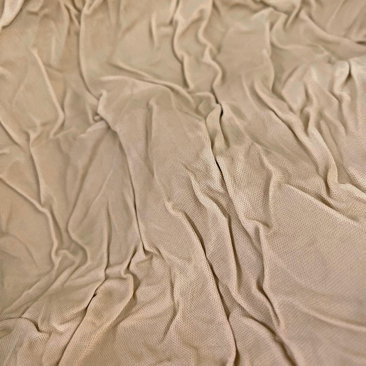 Bonded Creased Sateen - Tan