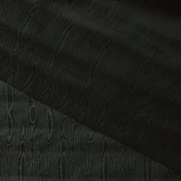 Timber Grain Moiré Jacquard - Green / Black