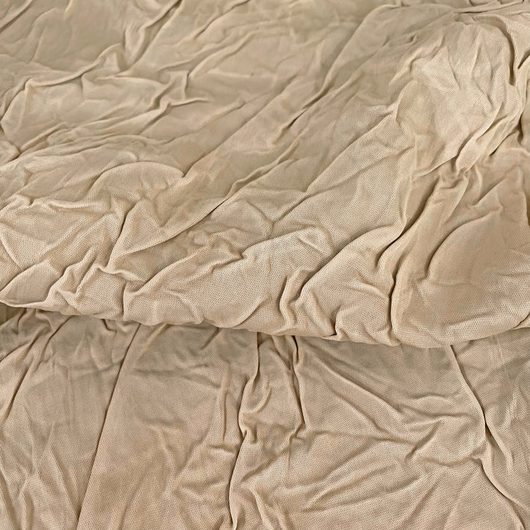 Bonded Creased Sateen - Tan