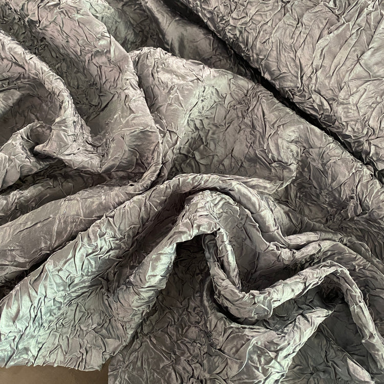 Crushed Satin - Bonded - Light Silver