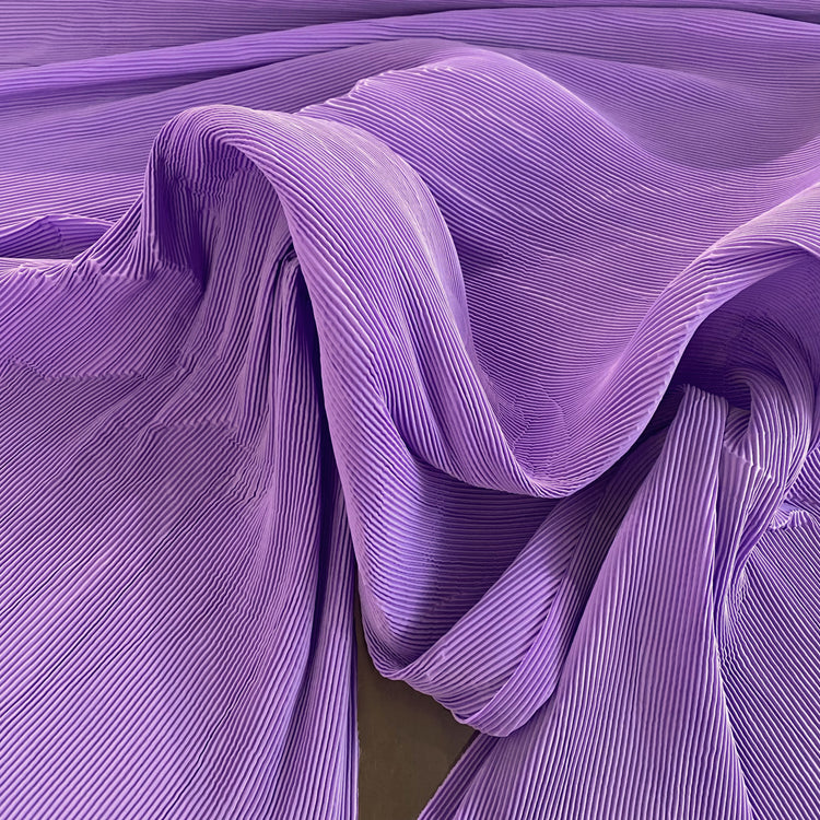 Accordion-Pleated Taffeta - Lavender