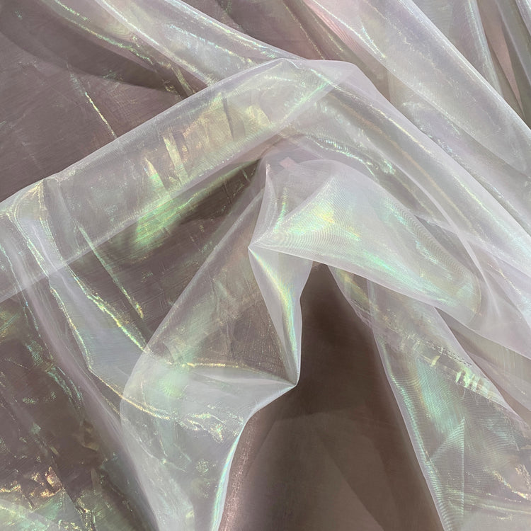 Holographic Organza - Lavender Blush