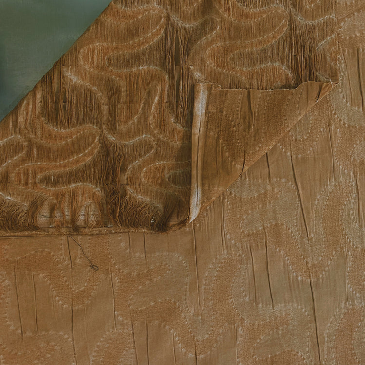 Organic Lines Textured Jacquard - Tan