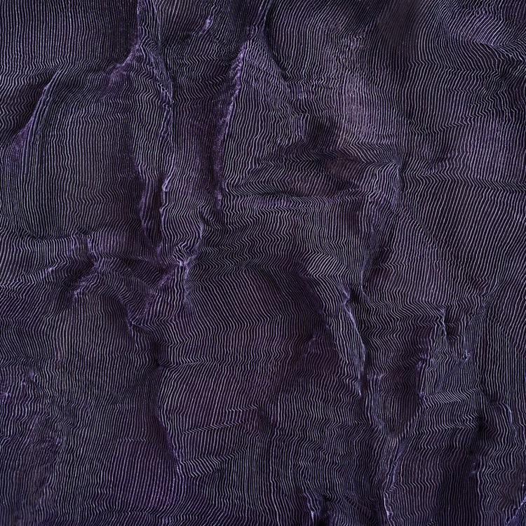 Plisse Shot Organza - Aubergine