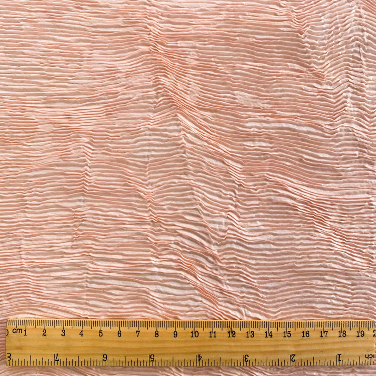 Bonded Rippled Plisse - Pink