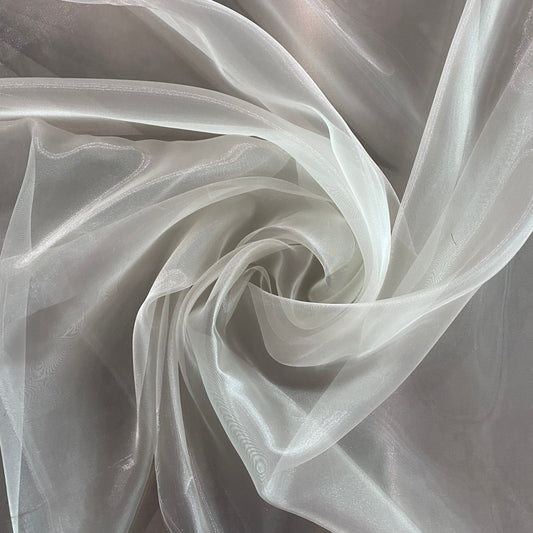 Metallic Organza - Ivory