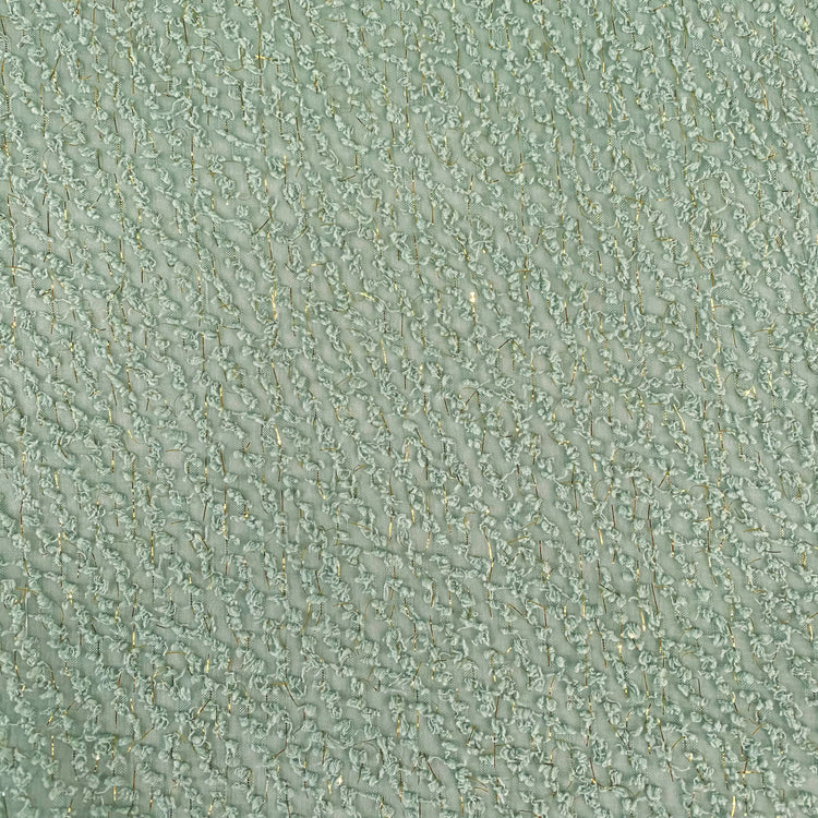 Cut Pile Chiffon - Pale Green