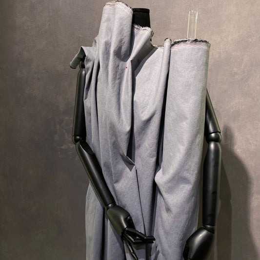 Pebble Motif - Thermo Finished Twill - Grey