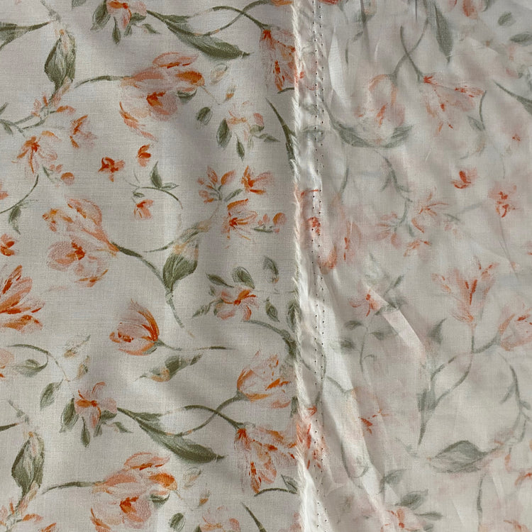 Snap Dragon Cotton Lawn - Delicate Apricot