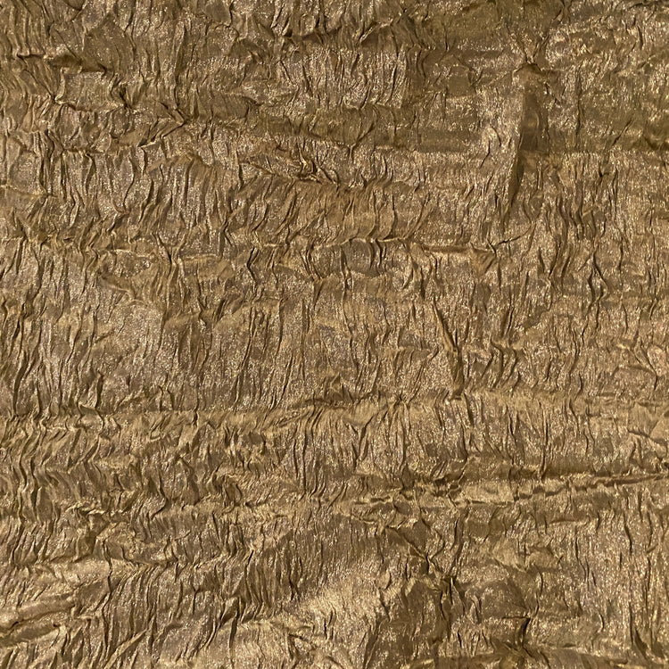Bonded Crushed Metallic Organza - Goldenrod