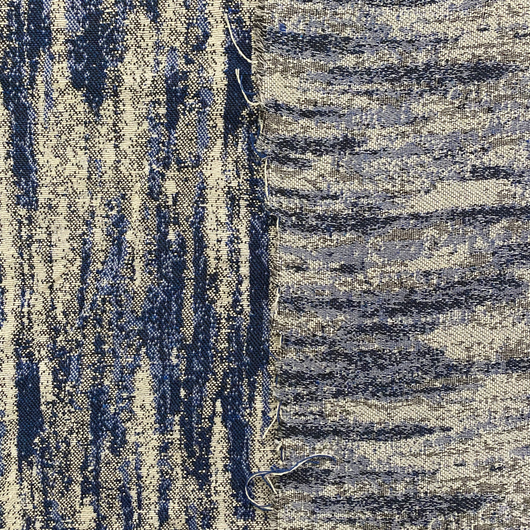 Arctic Wash Tapestry Jacquard - Navy / Cornflower / White