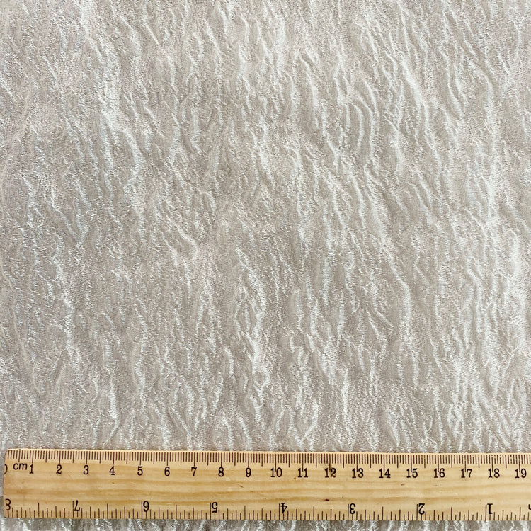 Cloqué Organza - White