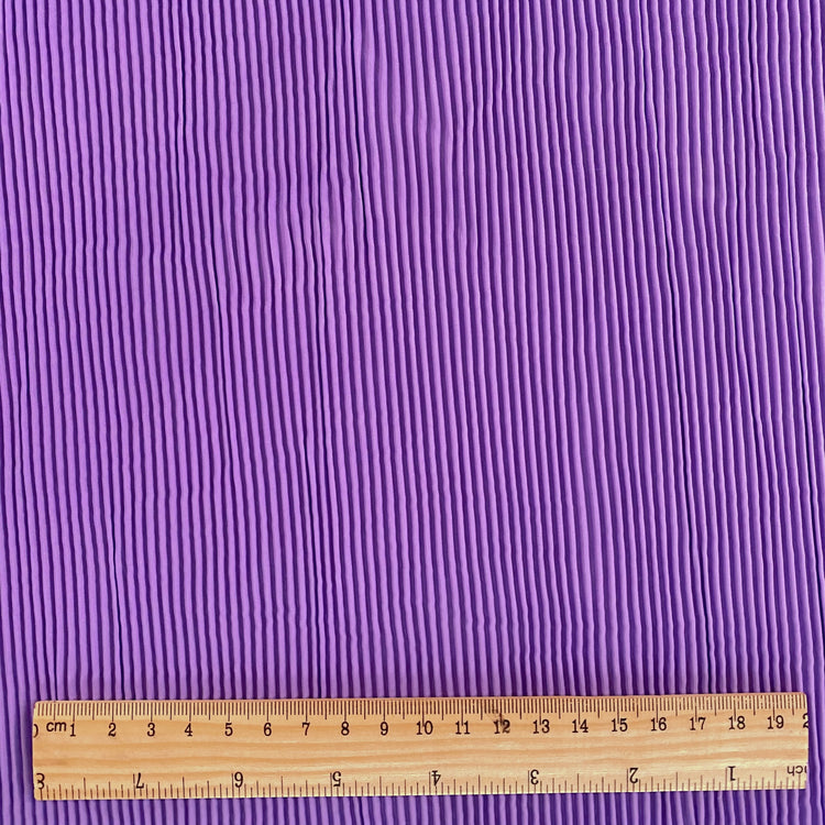 Accordion-Pleated Taffeta - Lavender