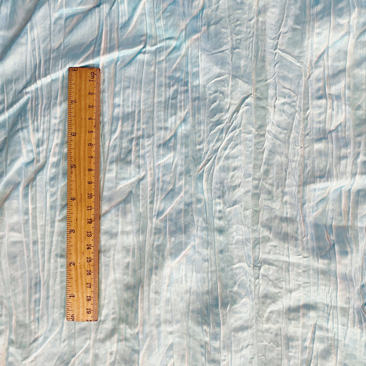 Creased Sateen - Ice Blue
