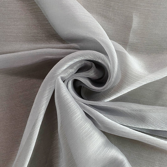 Shimmer Yoryu Chiffon - Silver
