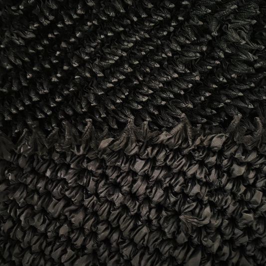 3D Shibori Spike Panel - Black