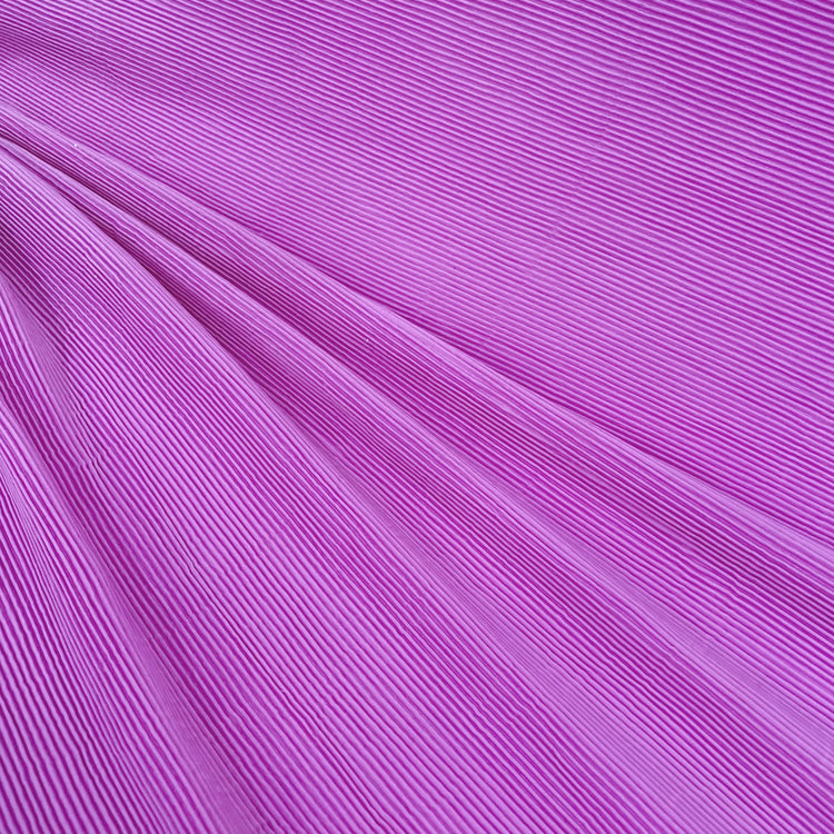 Accordion-Pleated Taffeta - Magenta