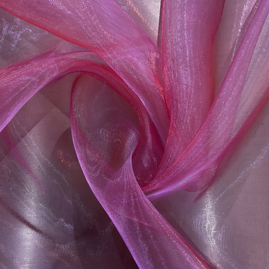 Shot Organza - Orchid/Crimson