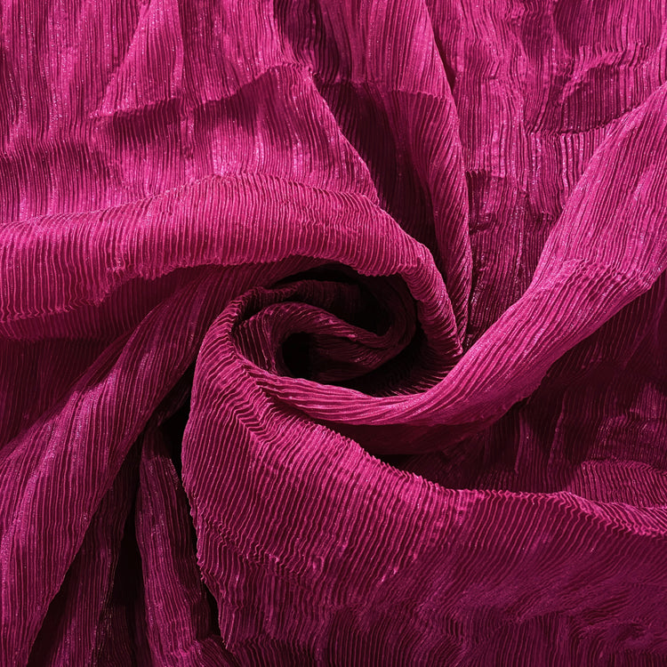 Plisse Shot Organza - Pink