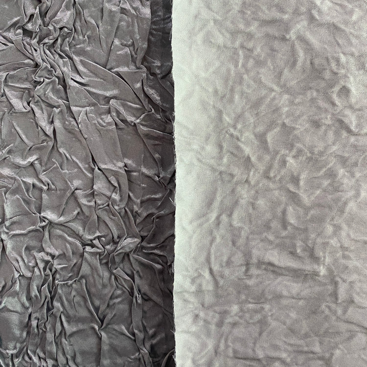 Crushed Satin - Bonded - Light Silver