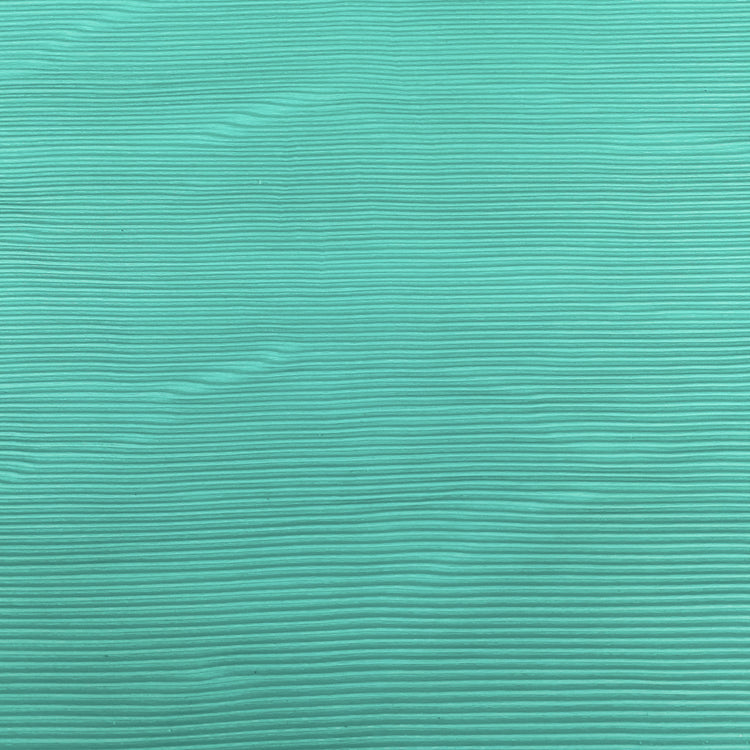 Accordion-Pleated Taffeta - Turquoise