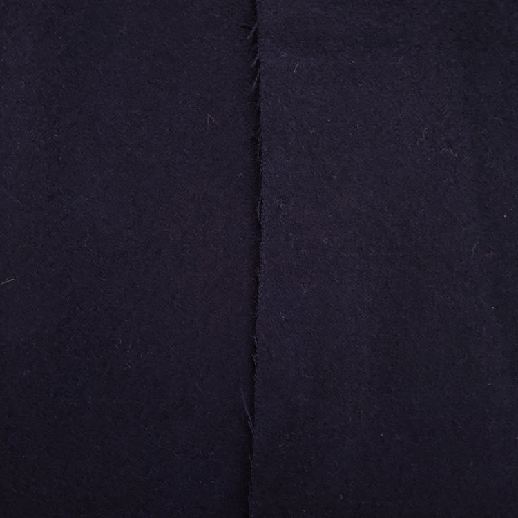 Australian Merino Brushed Wool Flannel - Dark Blue