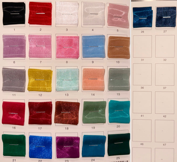 Mirror Organza- Dark Teal