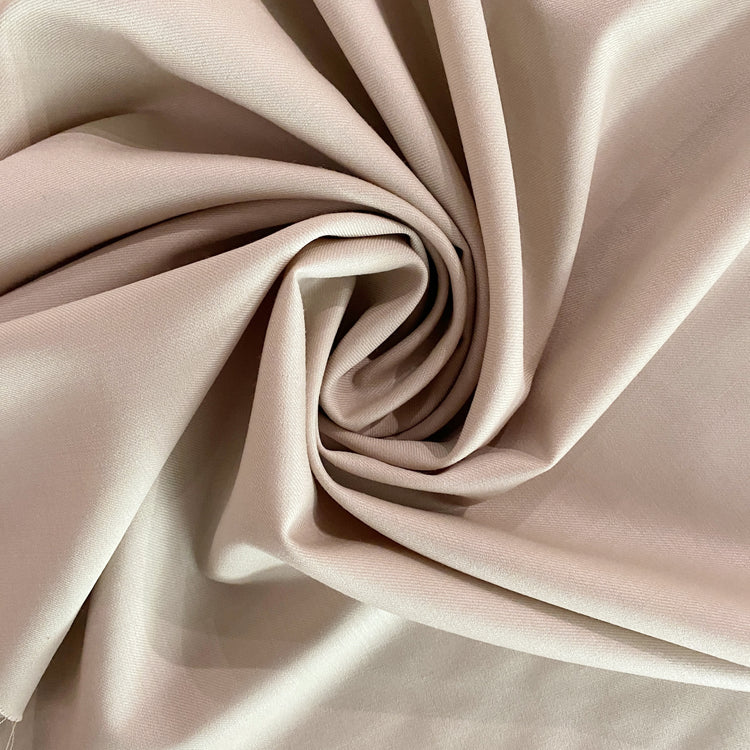 Australian Merino Worsted Wool Gabardine - Papaya Whip
