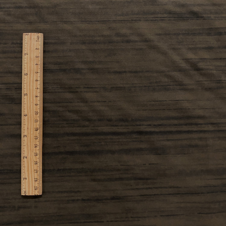 Brushstroke Striped Cotton Drill - Dark Khaki