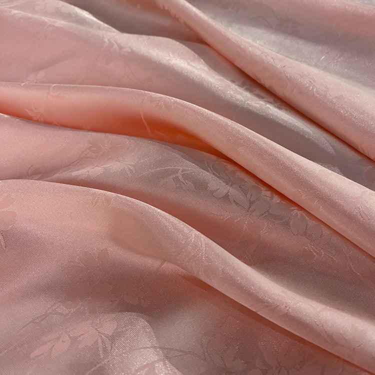 Satin Orchid Damask - Papaya Whip