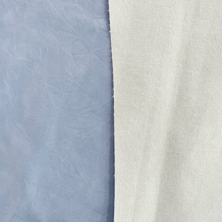 Wrinkle Grain Faux Leather - Sky Blue