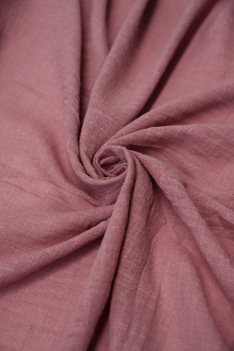 Cheesecloth Cotton Slub - Light Pink