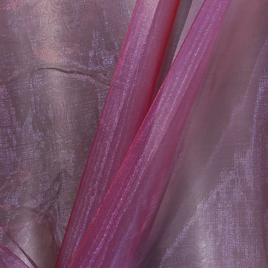 Shot Organza - Orchid/Crimson