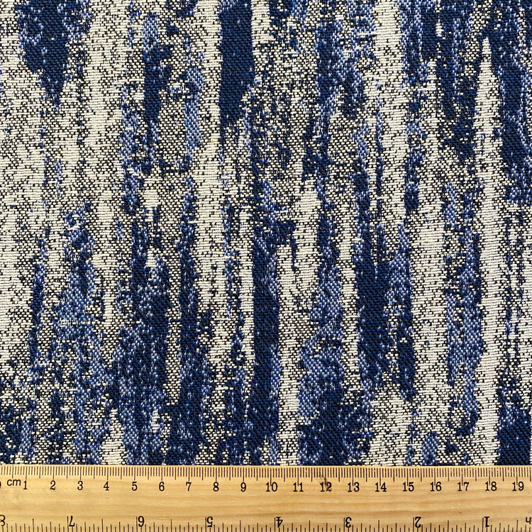 Arctic Wash Tapestry Jacquard - Navy / Cornflower / White