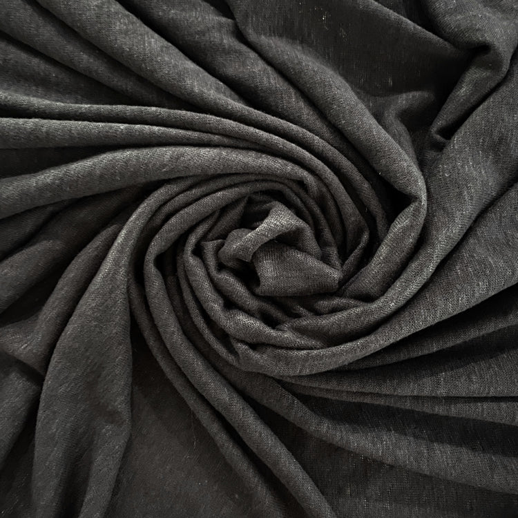 Hemp Single Jersey - Black