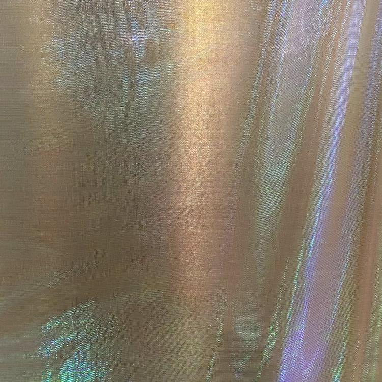 Holographic Organza - Light Salmon