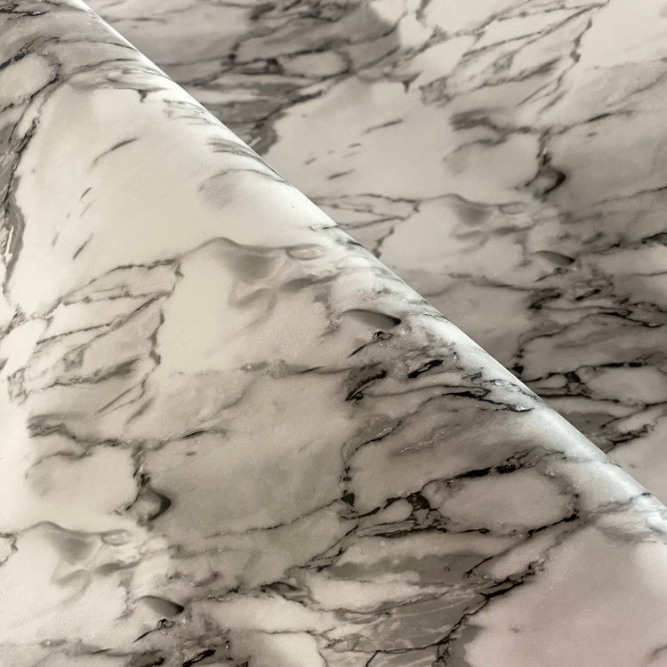 Marble PVC Vinyl - Grey/White