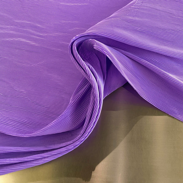 Accordion-Pleated Taffeta - Lavender