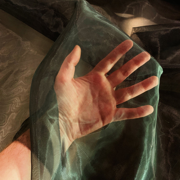 Plain Organza - Black