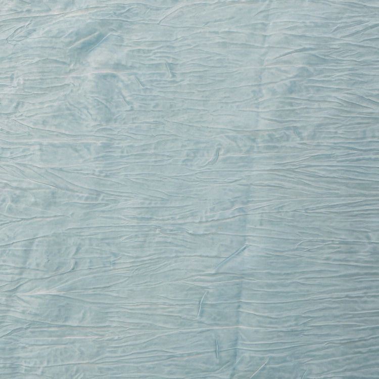 Creased Sateen - Ice Blue