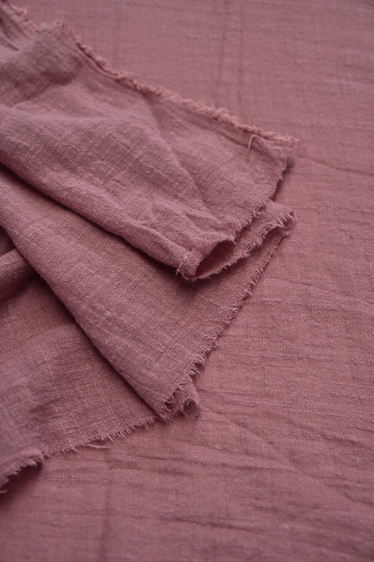 Cheesecloth Cotton Slub - Light Pink