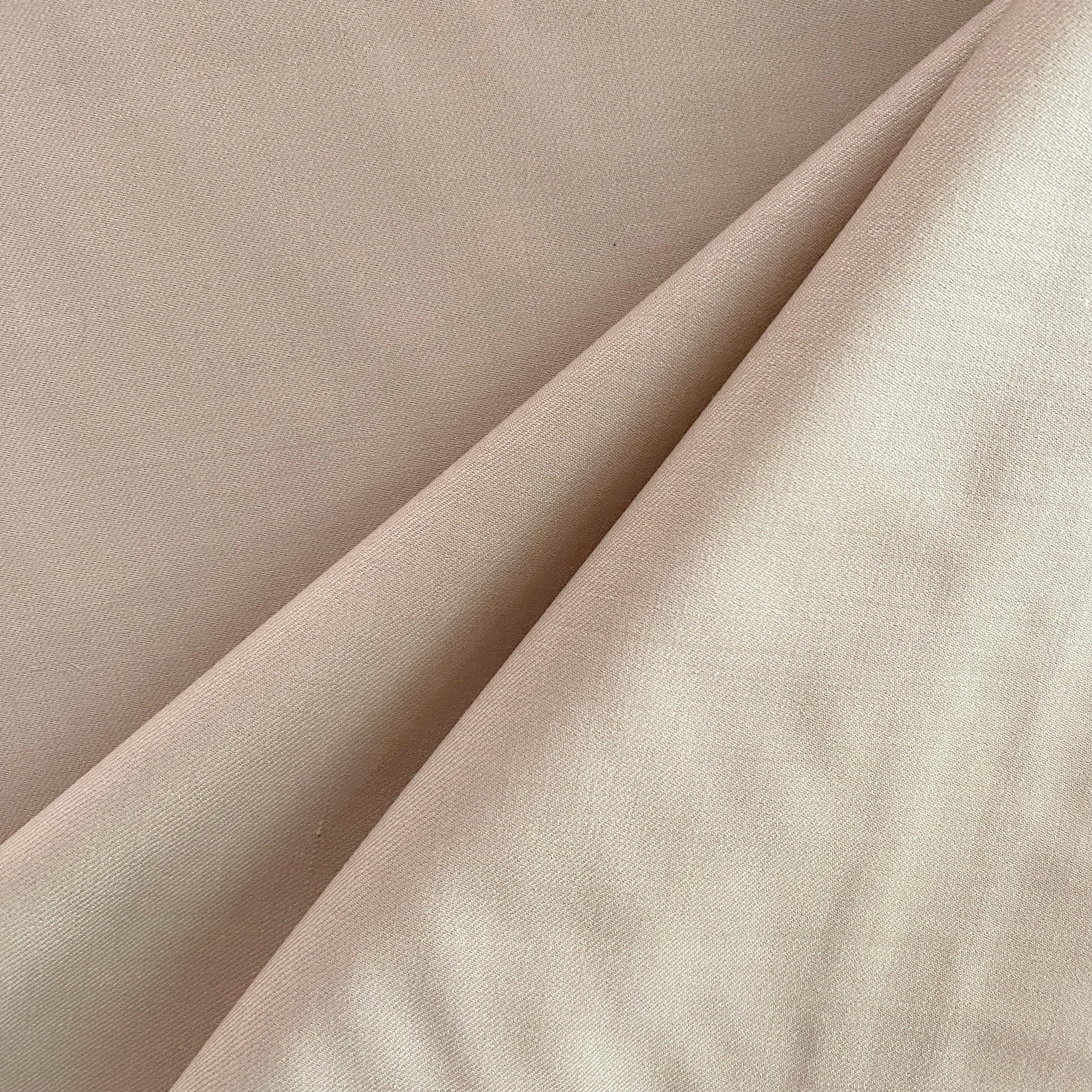 Australian Merino Worsted Wool Gabardine - Papaya Whip