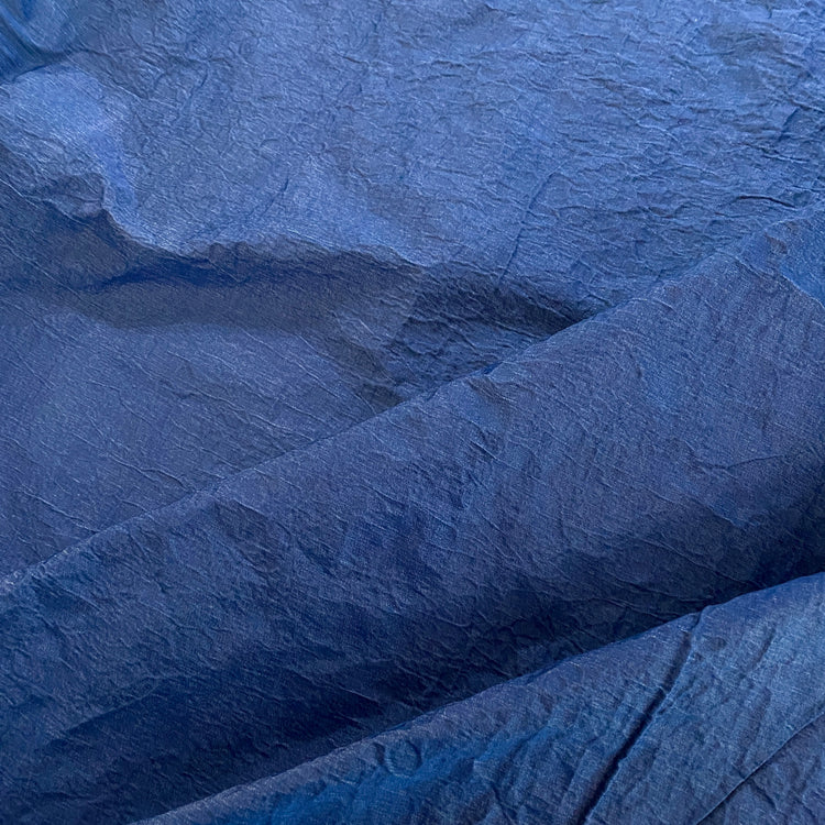 Metal Bonded Chambray- Denim Blue