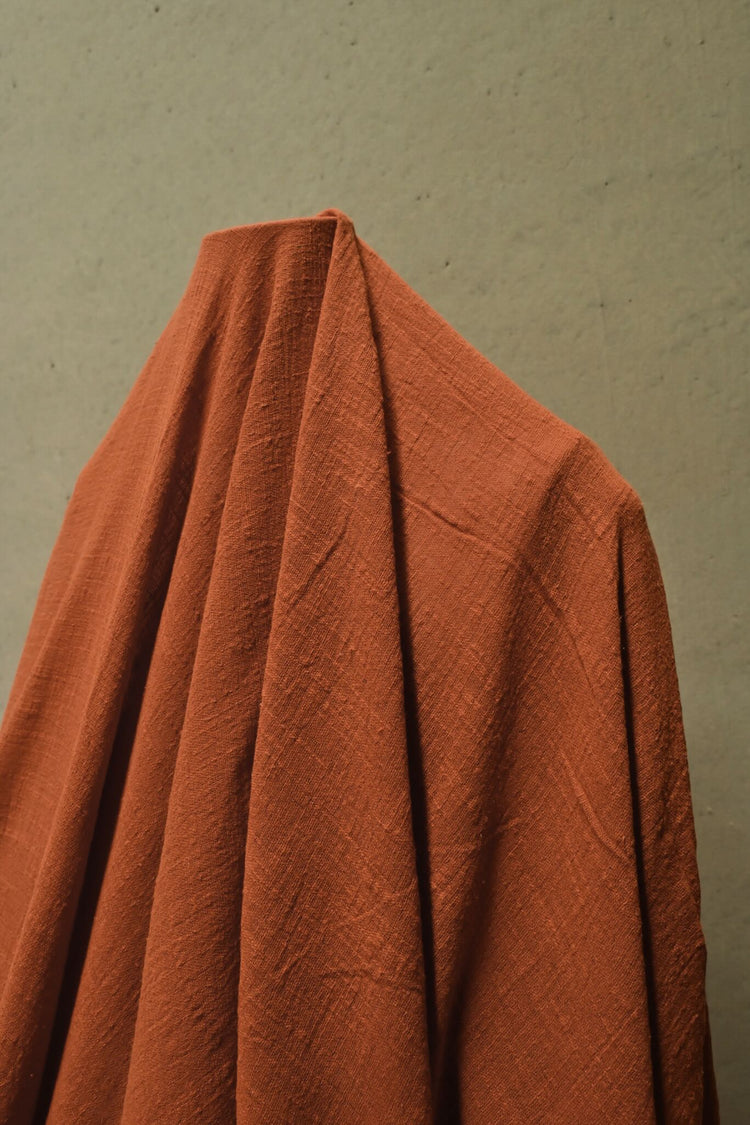 Cheesecloth Cotton Slub - Orange