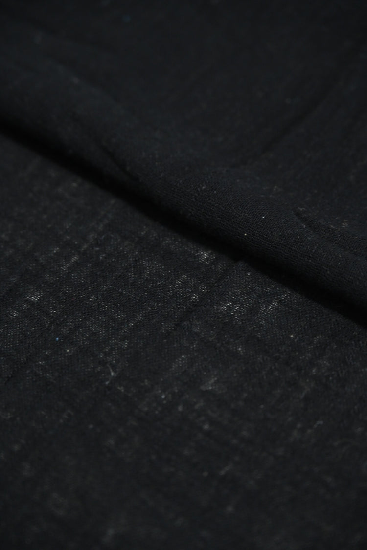 Cheesecloth Cotton Slub - Black