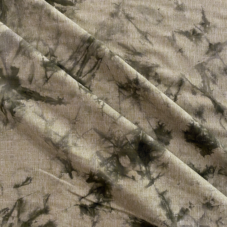 Tie-Dye Stretch Dobby - Pale Goldenrod / Dark Khaki
